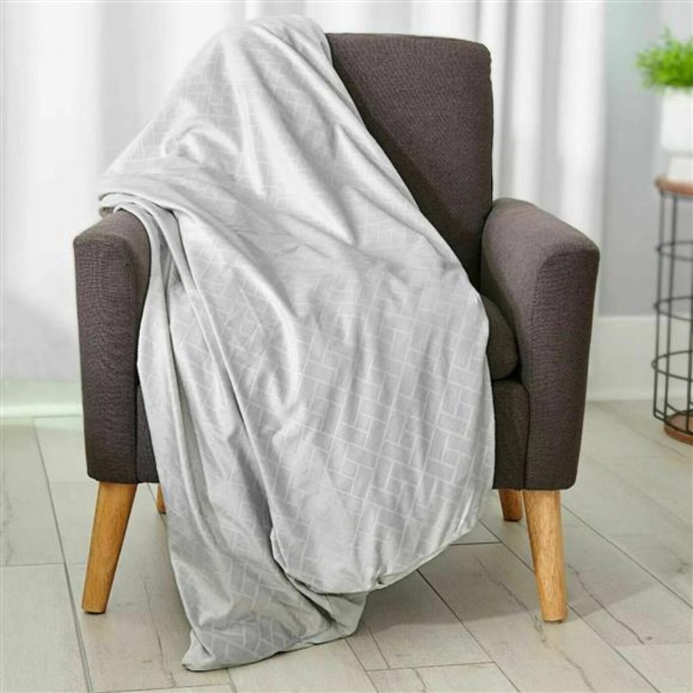 (2 Pack) Tranquility Antimicrobial Washable Covers For Weighted Blankets 48x7…